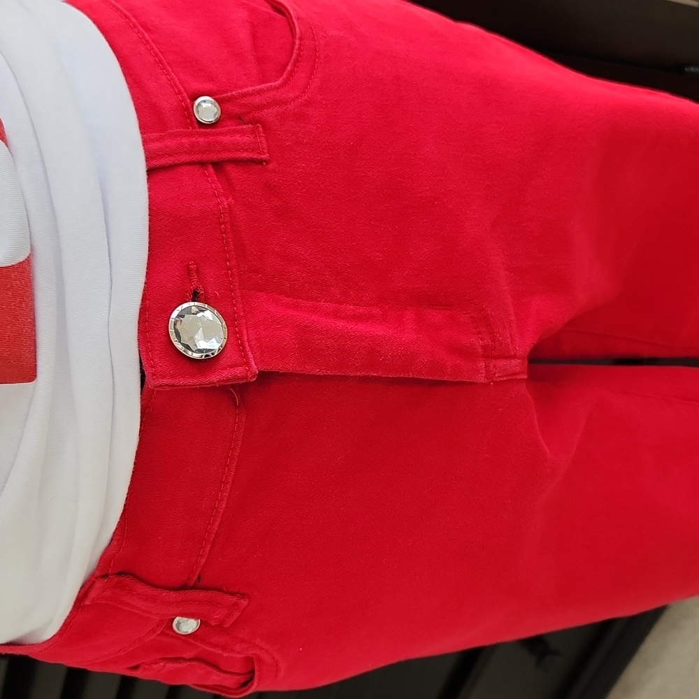 Venus Women's Red Skinny Jeans - Picture 3 of 6